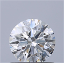Natural Diamond 0.70 Carats, Round with Excellent Cut, D Color, VVS1 Clarity and Certified by IGI