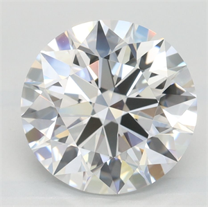 Picture of Lab Grown Diamond 3.03 Carats, Round with Excellent Cut, D Color, VVS1 Clarity and Certified by GIA