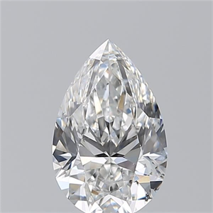 Picture of Natural Diamond 0.70 Carats, Pear with  Cut, G Color, SI1 Clarity and Certified by GIA