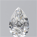 Diamante Natural 0.70 quilates, De pera , Color G, claridad SI1 y certificado GIA
