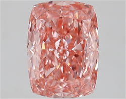 Picture of Lab Grown Diamond 2.09 Carats, CUSHION MODIFIED with  Cut, Fancy Vivid Pink Color, VS1 Clarity and Certified by IGI