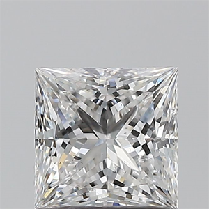 Foto Diamante Natural 0.91 quilates, Princesa , Color E, claridad SI2 y certificado GIA de