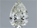 Natural Diamond 1.01 Carats, Pear with  Cut, J Color, VVS1 Clarity and Certified by IGI