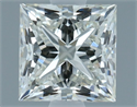 Natural Diamond 1.05 Carats, Princess with  Cut, H Color, IF Clarity and Certified by IGI