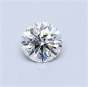 Diamante Natural 0.46 quilates, Redondo , Color D, claridad SI1 y certificado GIA