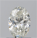 Diamante Natural 0.80 quilates, Ovalado , Color J, claridad SI2 y certificado GIA
