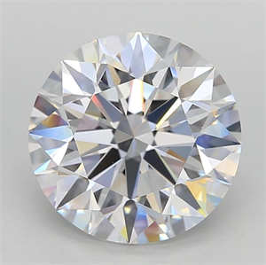 Picture of Lab Grown Diamond 5.01 Carats, Round with Excellent Cut, D Color, FL Clarity and Certified by GIA