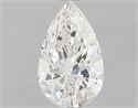Natural Diamond 0.70 Carats, Pear with  Cut, E Color, VS2 Clarity and Certified by GIA