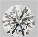 Diamante Natural 0.53 quilates, Redondo , Color J, claridad IF y certificado GIA