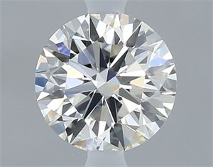 Picture of Natural Diamond 0.41 Carats, Round with Excellent Cut, G Color, VVS1 Clarity and Certified by IGI