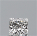 Natural Diamond 0.30 Carats, Princess with  Cut, F Color, VS2 Clarity and Certified by GIA