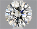 Diamante Natural 0.46 quilates, Redondo , Color J, claridad VVS2 y certificado GIA