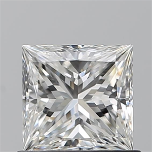 Picture of Natural Diamond 0.80 Carats, Princess with  Cut, G Color, VS1 Clarity and Certified by GIA