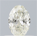 Natural Diamond 0.31 Carats, Oval with  Cut, H Color, IF Clarity and Certified by IGI