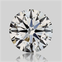 Natural Diamond 0.51 Carats, Round with Excellent Cut, H Color, IF Clarity and Certified by GIA