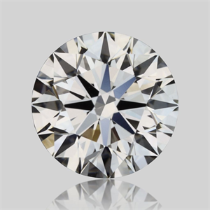 Picture of Natural Diamond 0.51 Carats, Round with Excellent Cut, H Color, IF Clarity and Certified by GIA