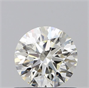 Natural Diamond 0.72 Carats, Round with Excellent Cut, I Color, VS2 Clarity and Certified by GIA