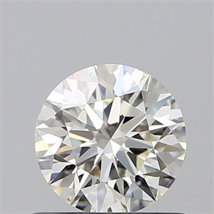 Picture of Natural Diamond 0.72 Carats, Round with Excellent Cut, I Color, VS2 Clarity and Certified by GIA