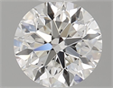 Diamante Natural 0.90 quilates, Redondo , Color H, claridad VS2 y certificado GIA