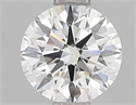 Lab Grown Diamond 1.10 Carats, Round with Ideal Cut, F Color, VS1 Clarity and Certified by IGI
