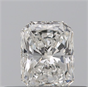 Natural Diamond 0.34 Carats, Radiant with  Cut, G Color, VVS1 Clarity and Certified by GIA