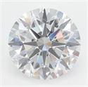 Lab Grown Diamond 3.26 Carats, Round with Excellent Cut, D Color, VVS1 Clarity and Certified by GIA