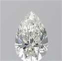 Natural Diamond 0.70 Carats, Pear with  Cut, I Color, VS2 Clarity and Certified by GIA