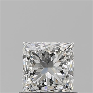 Picture of Natural Diamond 0.70 Carats, Princess with  Cut, H Color, VVS1 Clarity and Certified by GIA