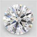 Lab Grown Diamond 2.73 Carats, Round with Ideal Cut, D Color, VVS1 Clarity and Certified by IGI