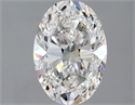 Natural Diamond 2.01 Carats, Oval with  Cut, E Color, VS1 Clarity and Certified by GIA