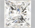 Natural Diamond 1.01 Carats, Princess with  Cut, J Color, VS1 Clarity and Certified by GIA