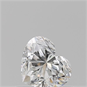 Natural Diamond 0.50 Carats, Heart with  Cut, F Color, VVS1 Clarity and Certified by GIA
