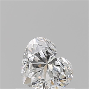 Picture of Natural Diamond 0.50 Carats, Heart with  Cut, F Color, VVS1 Clarity and Certified by GIA