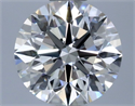 Natural Diamond 0.73 Carats, Round with Excellent Cut, I Color, VS2 Clarity and Certified by GIA