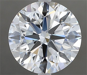 Picture of Natural Diamond 1.90 Carats, Round with Excellent Cut, F Color, VVS1 Clarity and Certified by GIA