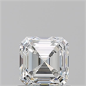 Natural Diamond 0.90 Carats, Asscher with  Cut, G Color, VS1 Clarity and Certified by GIA