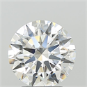 Lab Grown Diamond 3.09 Carats, Round with Ideal Cut, F Color, VVS2 Clarity and Certified by IGI