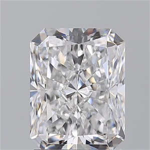 Picture of Natural Diamond 2.02 Carats, Radiant with  Cut, D Color, VS2 Clarity and Certified by GIA