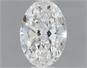 Diamante Natural 0.50 quilates, Ovalado , Color F, claridad VVS2 y certificado GIA