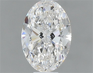 Foto Diamante Natural 0.50 quilates, Ovalado , Color F, claridad VVS2 y certificado GIA de