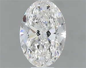 Picture of Natural Diamond 0.50 Carats, Oval with  Cut, F Color, VVS2 Clarity and Certified by GIA
