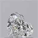 Natural Diamond 0.50 Carats, Heart with  Cut, F Color, VS2 Clarity and Certified by GIA