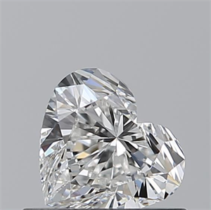 Picture of Natural Diamond 0.50 Carats, Heart with  Cut, F Color, VS2 Clarity and Certified by GIA