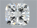 Natural Diamond 0.41 Carats, Cushion with  Cut, H Color, VVS2 Clarity and Certified by GIA