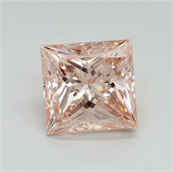 Picture of Lab Grown Diamond 1.51 Carats, Princess with  Cut, Fancy Intense Pink Color, VS1 Clarity and Certified by IGI