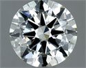 Natural Diamond 1.20 Carats, Round with Excellent Cut, J Color, VVS2 Clarity and Certified by IGI