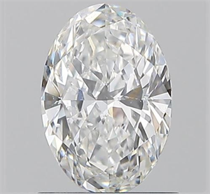 Foto Diamante Natural 0.90 quilates, Ovalado , Color F, claridad SI2 y certificado GIA de