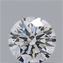Diamante Natural 0.40 quilates, Redondo , Color E, claridad VS1 y certificado GIA