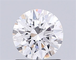 Picture of Lab Grown Diamond 1.03 Carats, Round with Excellent Cut, D Color, VVS2 Clarity and Certified by IGI