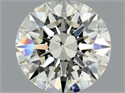 Natural Diamond 0.60 Carats, Round with Excellent Cut, K Color, SI1 Clarity and Certified by GIA
